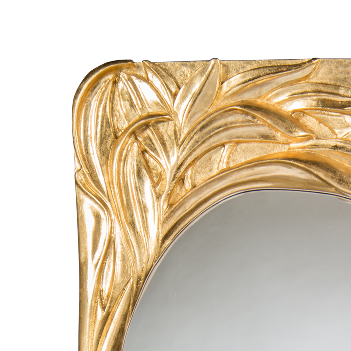 Burnished Gold Finish Mirror