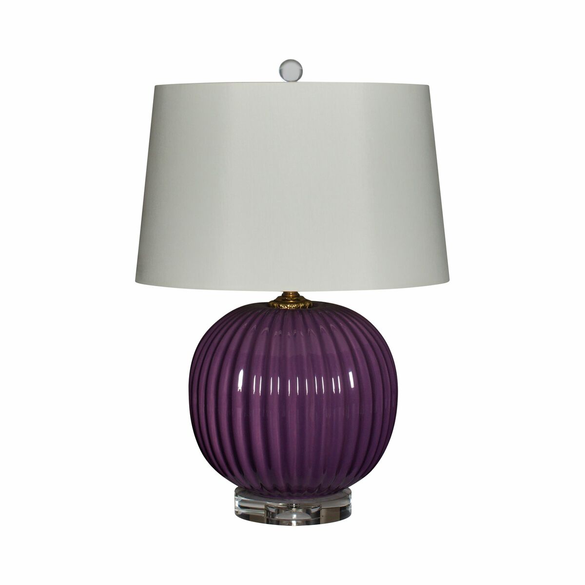 Fire &amp; Ice Ribbed Lamp