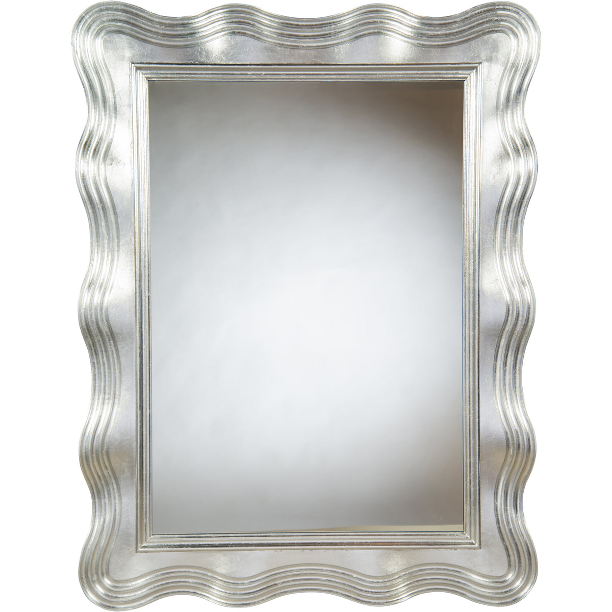 Silver Scalloped Mirror