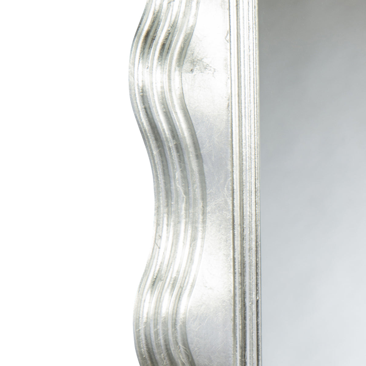Silver Scalloped Mirror