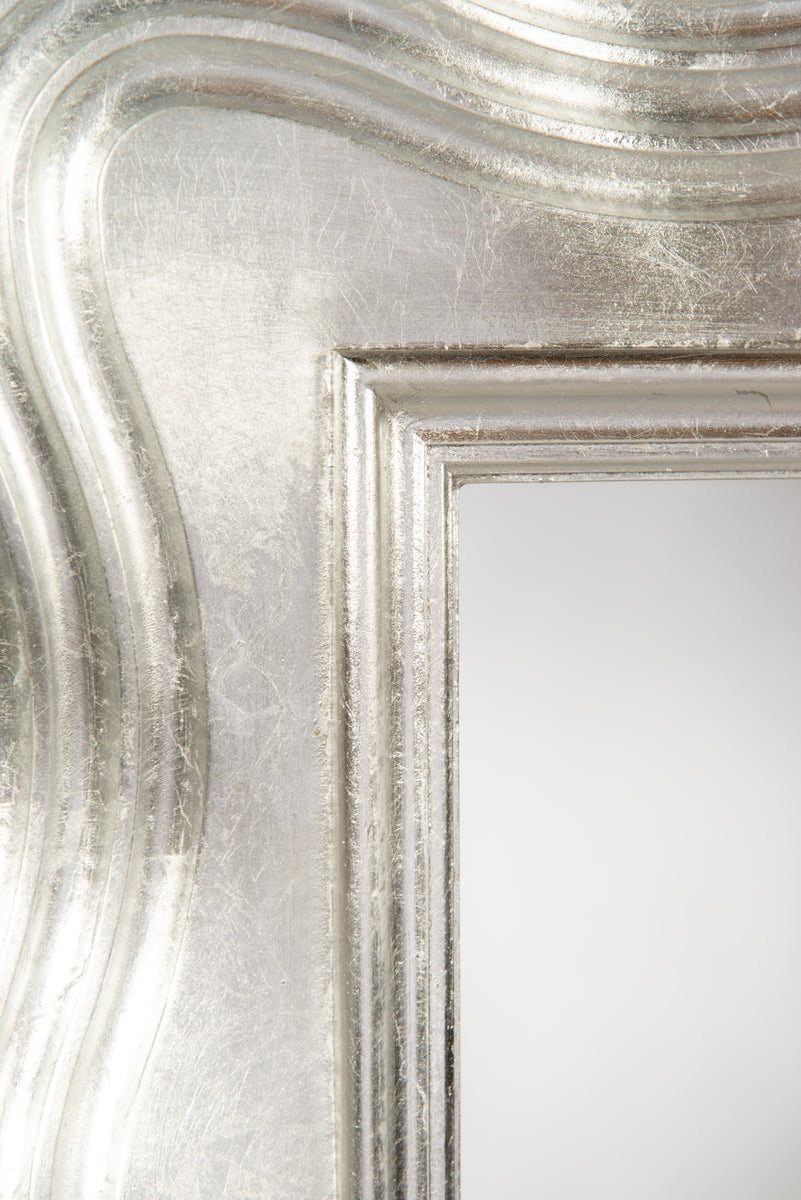 Silver Scalloped Mirror