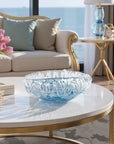 Fancy Glass Oval Bowl