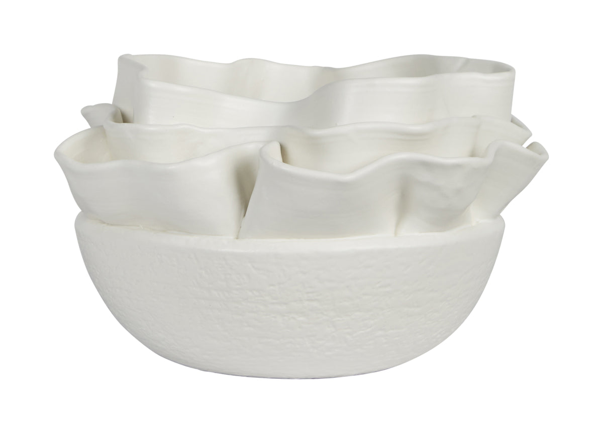 Tri Ribbon Decor Bowl