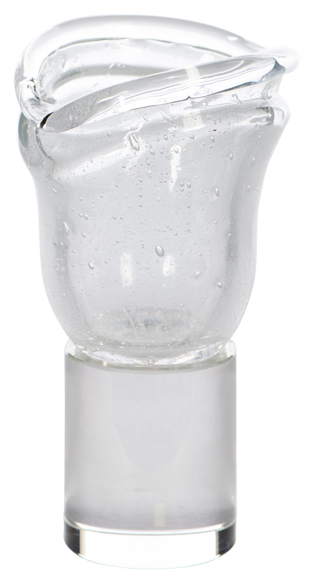 Glass Flower Bulb Candle Holder