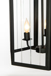 3 Lt Dark Bronze Hex Lantern
