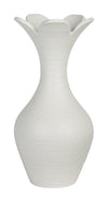 Large Tulip White Vase