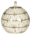 Large Bamboo Round Jar