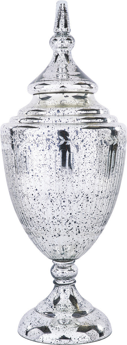 Mercury Glass Trophy Jar