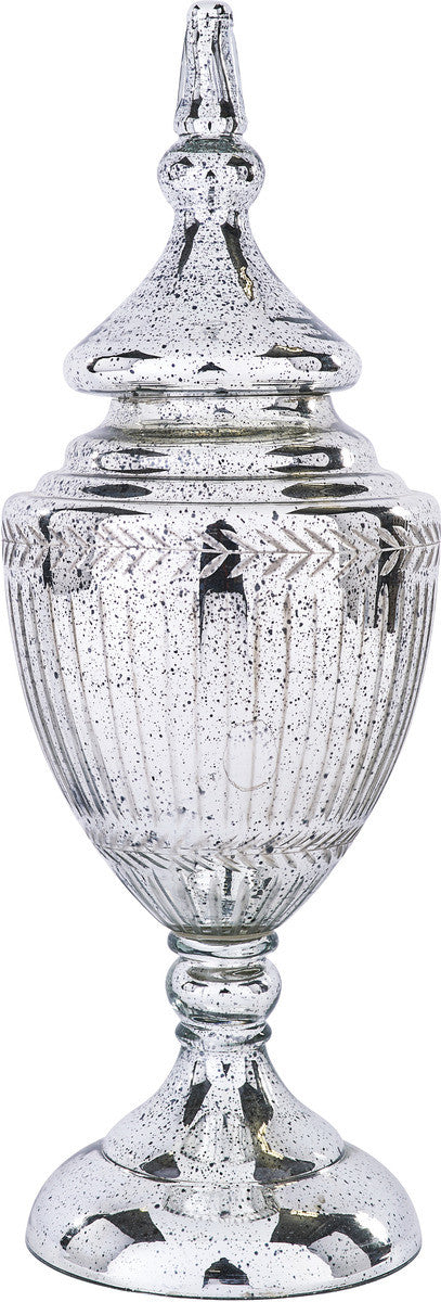 Mercury Glass Trophy Jar