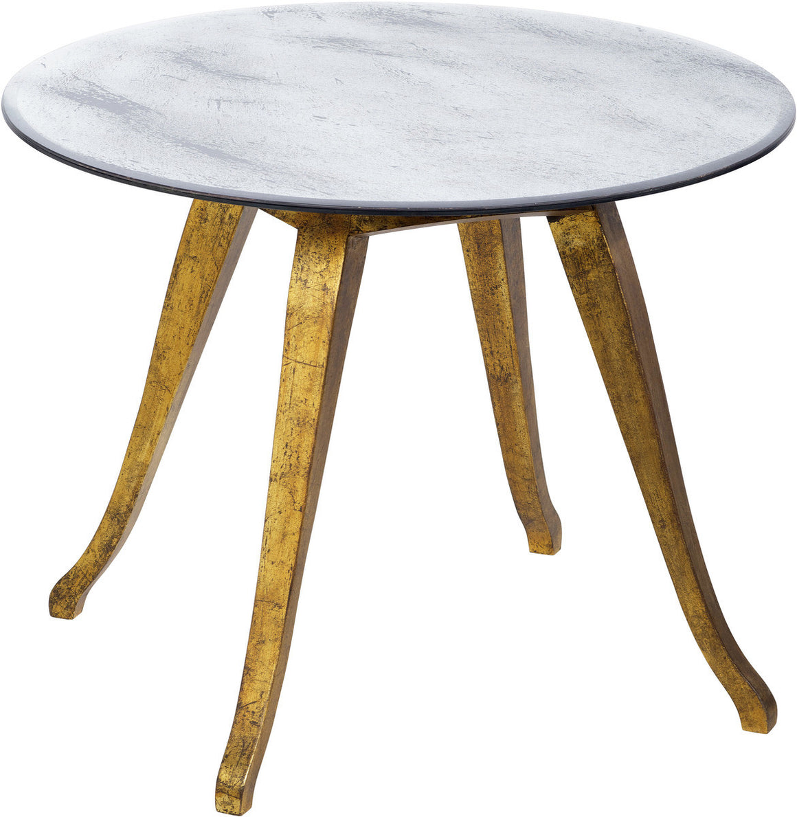 Antique Style Round Mirror Table