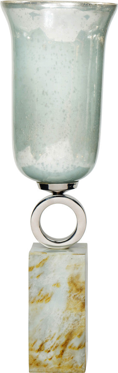 Large Blue Pearlized Hurricane
