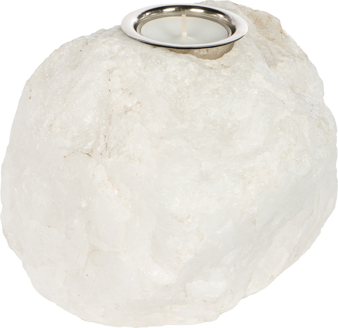 White Quartz Tea Light