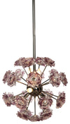 Glass Flower Chandelier