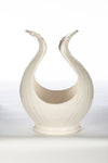 Antique White Wave Vase