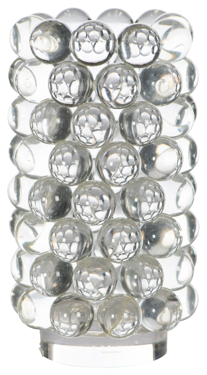 Large Bubble Glass Candle Holder