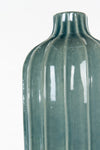 Tall Ridged Ceramic Vase