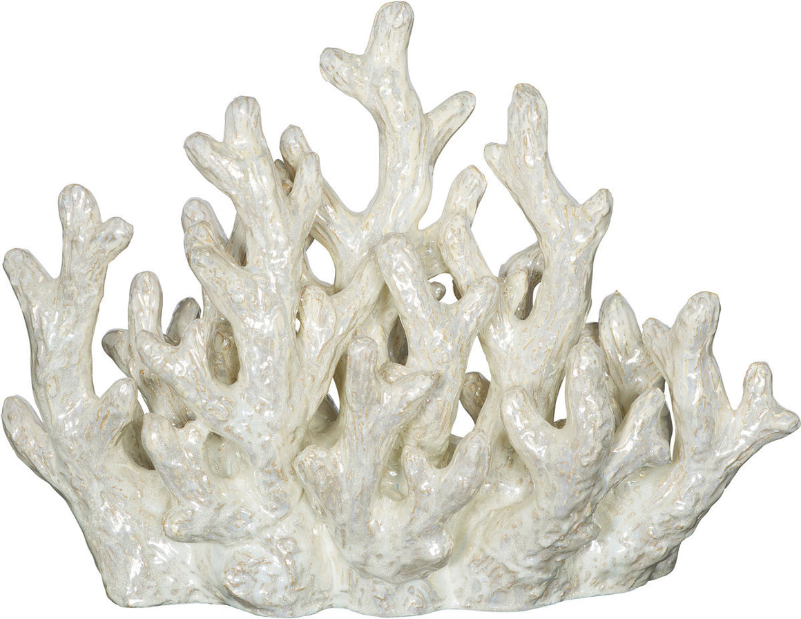 Large Pearlized Coral Figure