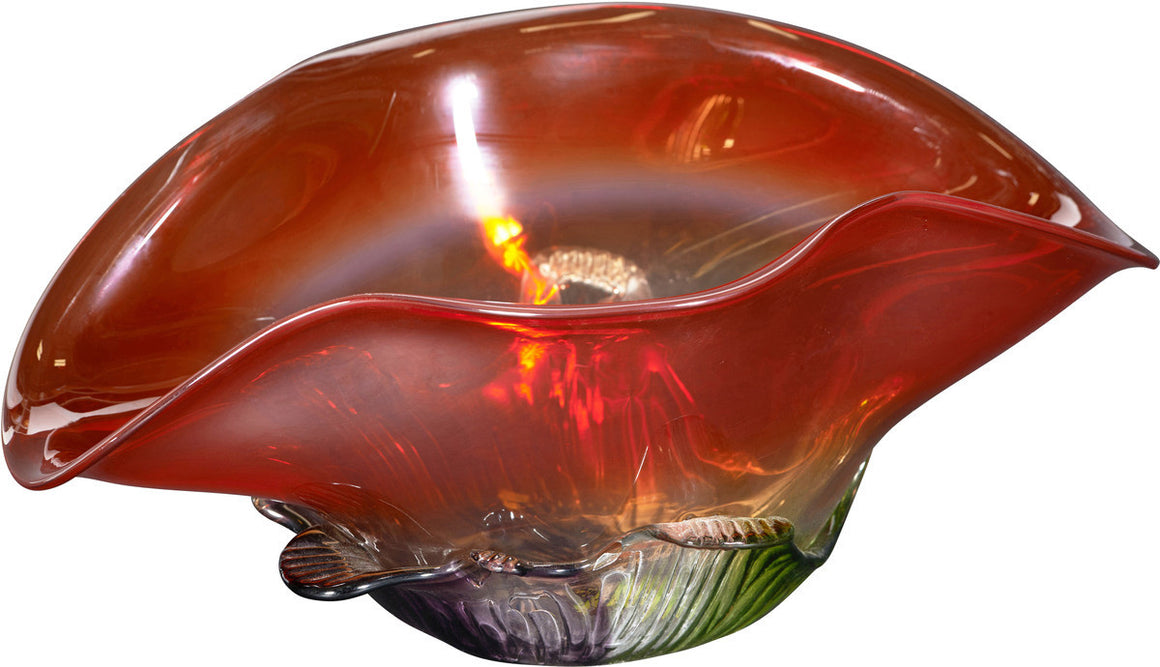Oval Glass Bowl