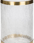 Set Of 3 Glass Candle Holders