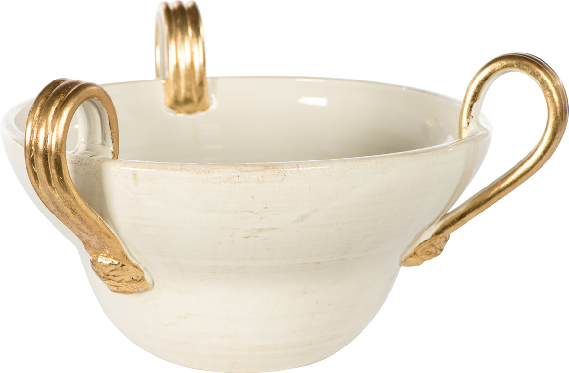 White Center Piece Bowl