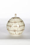 Large Bamboo Round Jar