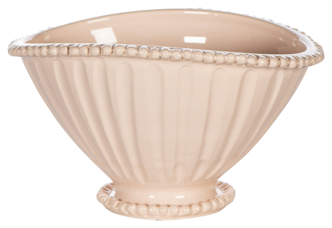 Pink Oval Bowl