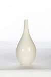 Small White Tear Drop Vase
