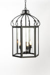 3 Lt Dark Bronze Hex Lantern