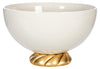 White Bowl On Gold Base