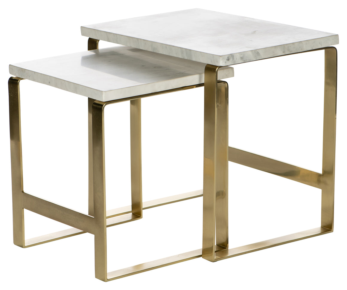 White Marble Nesting Tables