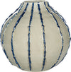Gray &  Blue Hand Formed Vase