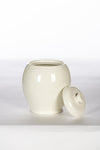 Large White Ceramic Jar