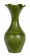 Large Green Tulip Top Vase