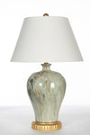 Green Marbled Mei Ping Lamp