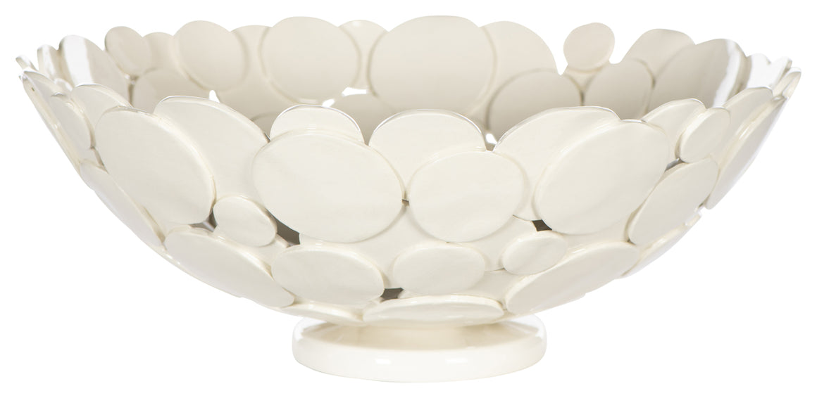 White Bubble Bowl Center Piece Bowl