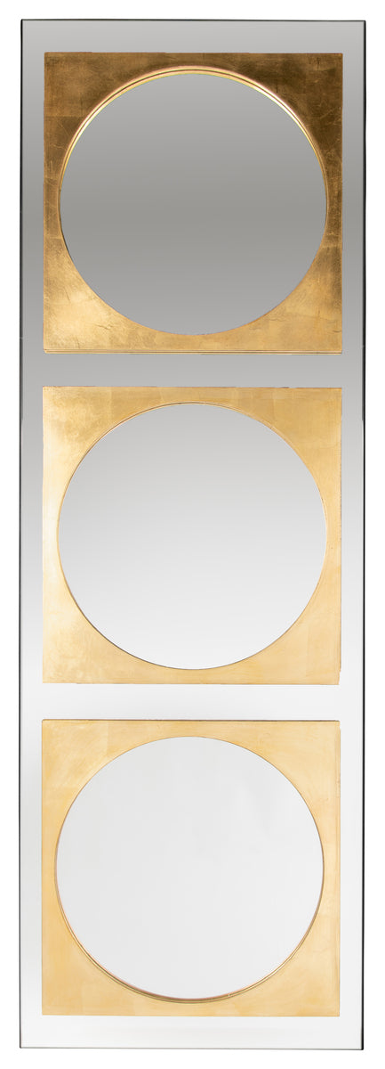 Italian Mirror With Circle Decor
