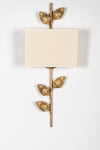 Golden Leaf Sconce